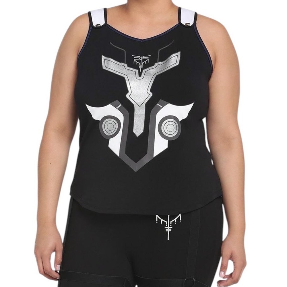 Her Universe Marvel Thor Love and Thunder Graphic Tank Top Black Silver Women 3X